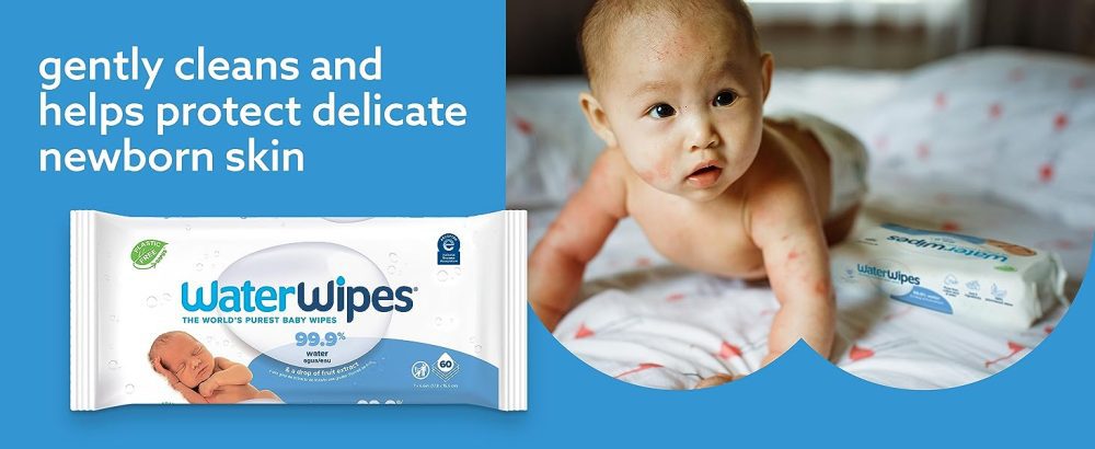 WaterWipes original baby wipes banner